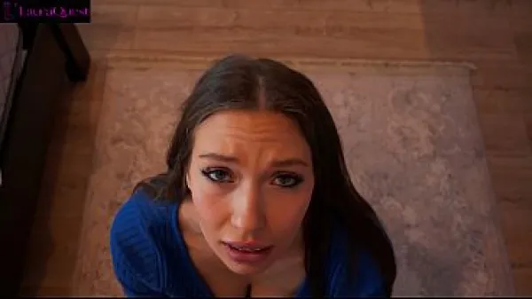 Laura Quest se pune in genunchii sa suga pula ca o tarfa